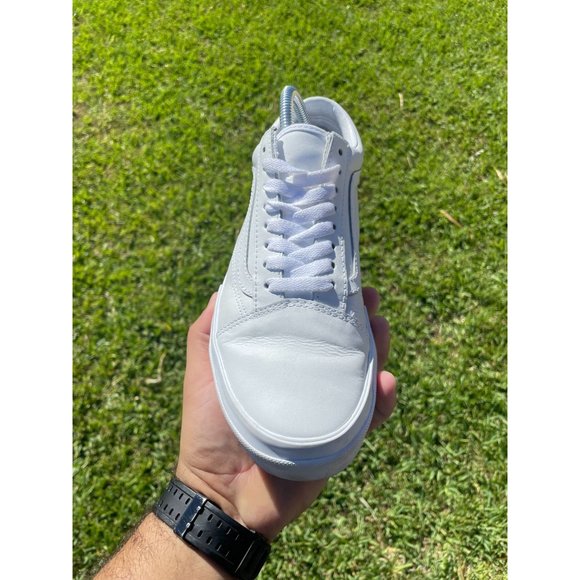 VANS Classic Stacked Platform Sneakers White Slip On Shoes Mens 7.5 Womens 9 - Picture 2 of 12